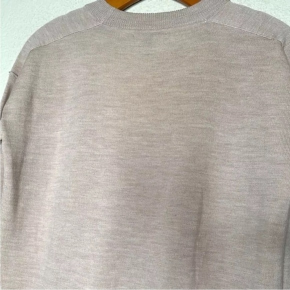 J. Crew Merino Wool High Low Hem Oversized Tunic Sweater High Low Beige Size XS - Picture 8 of 15
